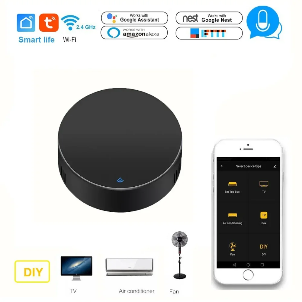 Doodle intelligent universal Remote control WiFi IR Remote APP mobile remote infrared air conditioning controller
Doodle intelligent universal Remote control WiFi IR Remote APP mobile remote infrared air conditioning controller