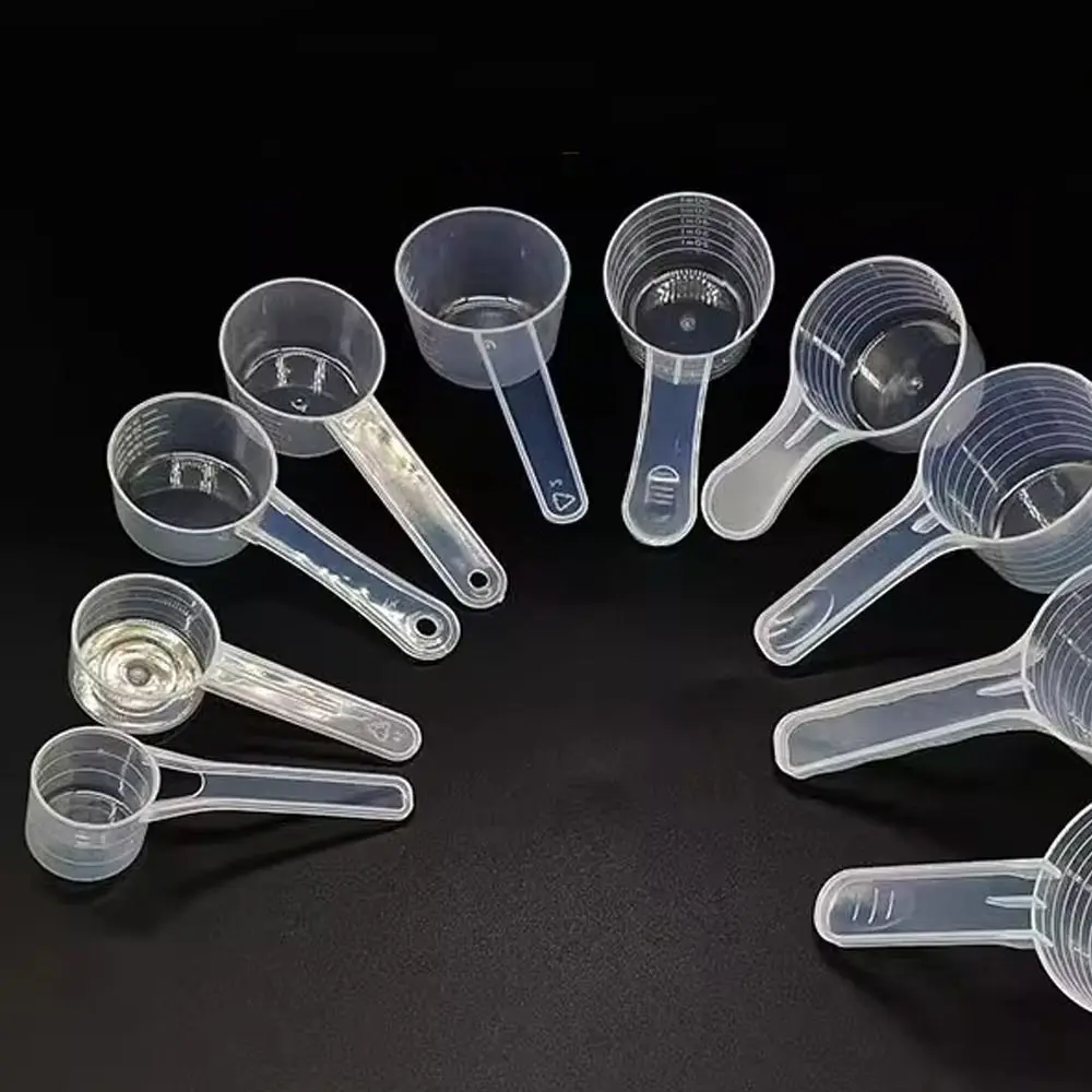 5Pcs/set Plastic Coffee Scoop with Scale Transparent Flat-bottomed Spoon Multipurpose Measuring Spoon
5Pcs/set Plastic Coffee Scoop with Scale Transparent Flat-bottomed Spoon Multipurpose Measuring Spoon