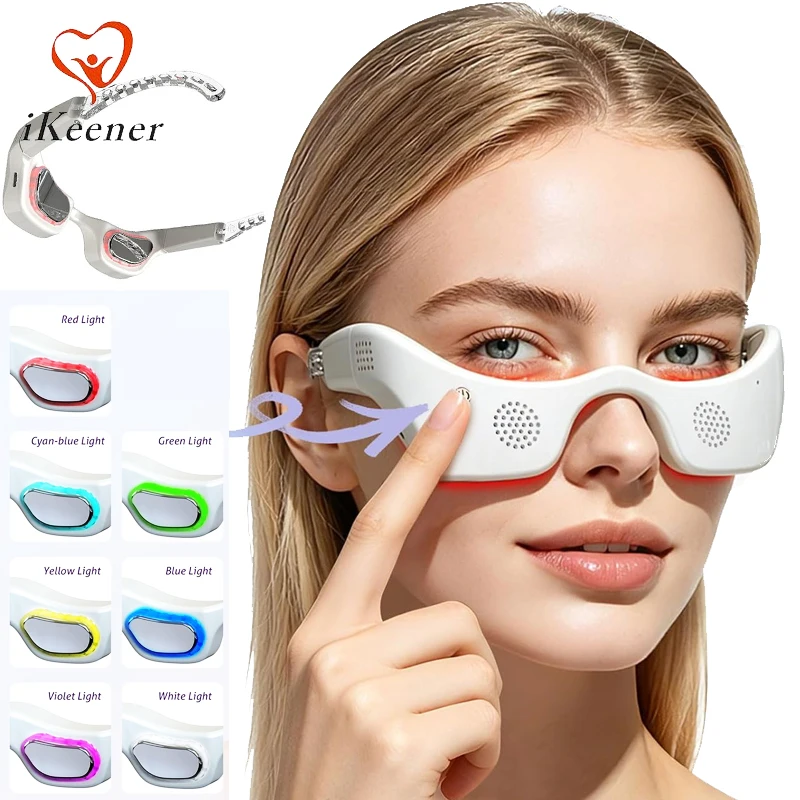 Eyes Care Beauty Device 7 LEDs Light Cooling Warming Sensation Open Vision Frame Timer Eye Fatigue Relief Lighten Dark Circles
Eyes Care Beauty Device 7 LEDs Light Cooling Warming Sensation Open Vision Frame Timer Eye Fatigue Relief Lighten Dark Circles
