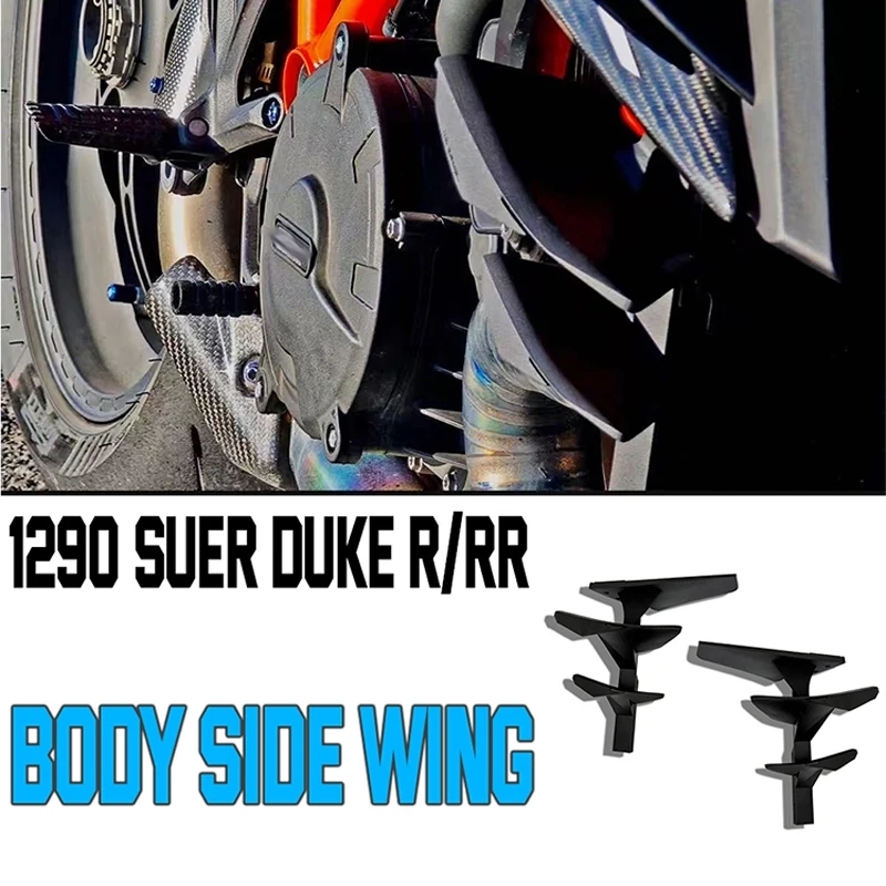 For 1290 SUPER DUKE R RR EVO 2021-2024 Motorcycle Downforce Naked Frontal Spoilers Winglet Aerodynamic Wing Front Spoiler Kit
For 1290 SUPER DUKE R RR EVO 2021-2024 Motorcycle Downforce Naked Frontal Spoilers Winglet Aerodynamic Wing Front Spoiler Kit