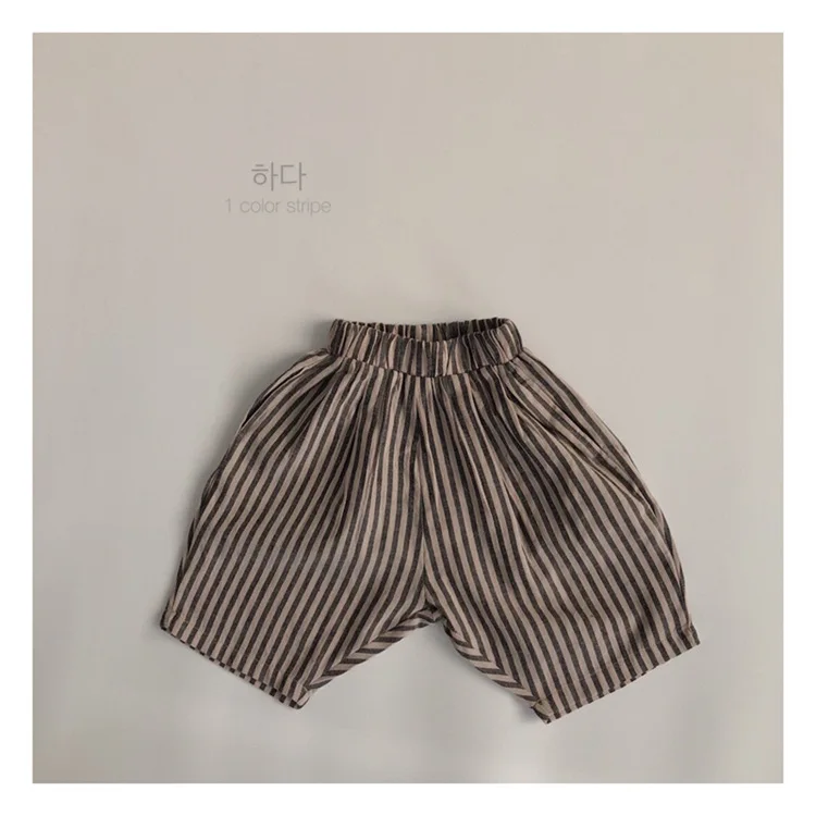 Children's Cotton Striped Pants Summer Japanese and Korean Light and Breathable Radish Pants Boys and Girls Mori Pants Loose
Children's Cotton Striped Pants Summer Japanese and Korean Light and Breathable Radish Pants Boys and Girls Mori Pants Loose