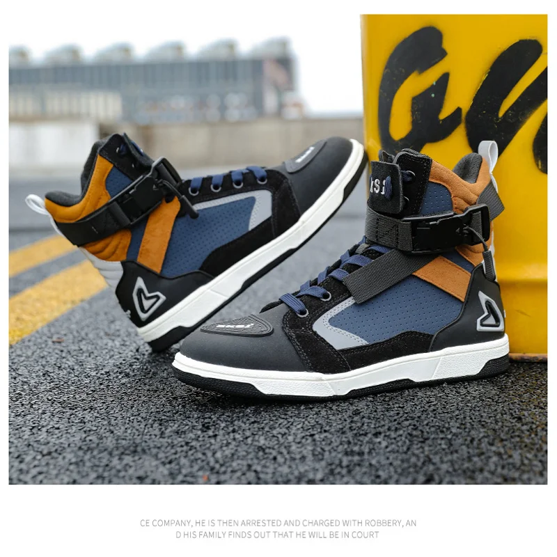 HOT Moto Shoes Men Riding Boots Casual Flat Shoes Anti-collision Toe Heel Protection Outdoor Cycling Motobike Sports Sneakers
HOT Moto Shoes Men Riding Boots Casual Flat Shoes Anti-collision Toe Heel Protection Outdoor Cycling Motobike Sports Sneakers