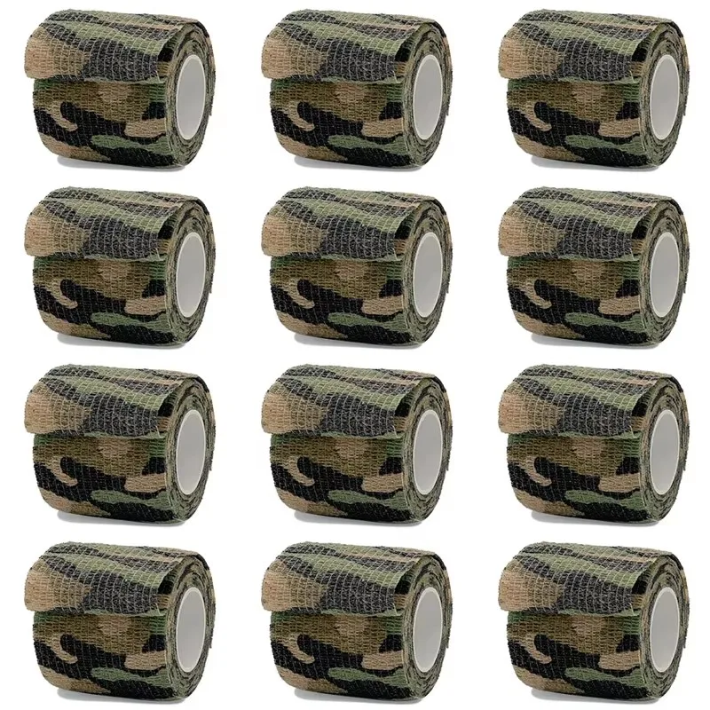 1/6/12Pcs Wetland Camouflage Elastic Outdoor Hunting Camouflage Tape Waterproof Wrap Durable Self Adhesive Elastic Bandage
1/6/12Pcs Wetland Camouflage Elastic Outdoor Hunting Camouflage Tape Waterproof Wrap Durable Self Adhesive Elastic Bandage