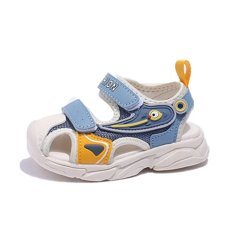 2025 Summer Kids Beach Shoes Anti-kick Toe-covered Cut-outs Breathable Cute Soft Unisex Children Sandals for Toddlers Boys Girls
2025 Summer Kids Beach Shoes Anti-kick Toe-covered Cut-outs Breathable Cute Soft Unisex Children Sandals for Toddlers Boys Girls