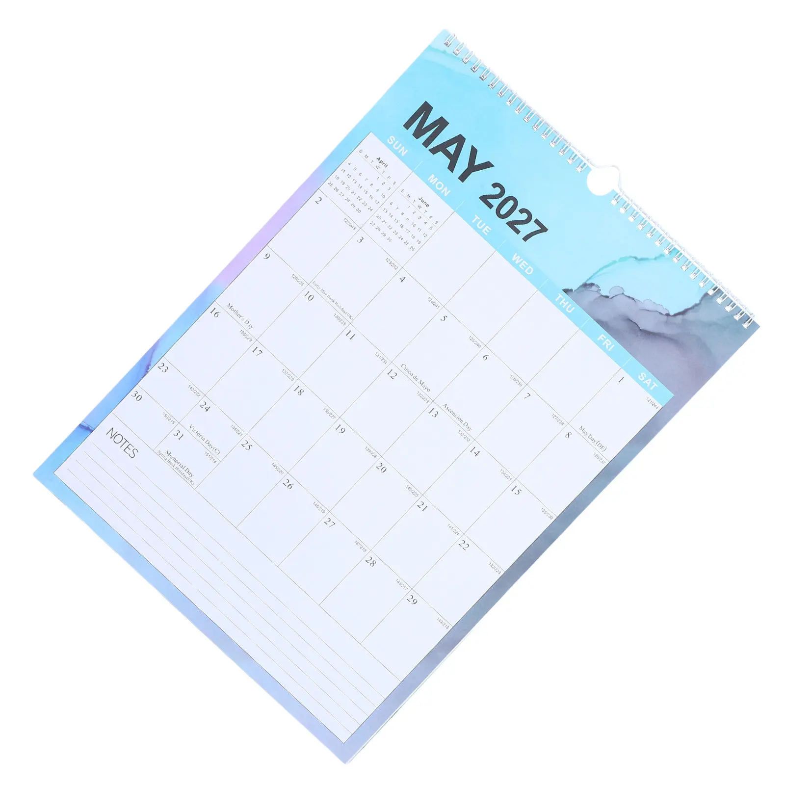 Wall Calendar 2026 18 Month Spiral Bound English Vertical Hanging Calendar Large Font Planner Holidays Work Office Organizer
Wall Calendar 2026 18 Month Spiral Bound English Vertical Hanging Calendar Large Font Planner Holidays Work Office Organizer