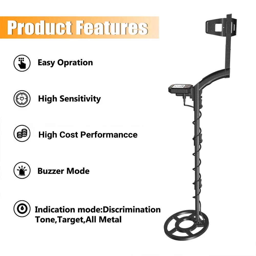 Hot Wilderness Metal Detector Field Treasure Detector Identifies And Locks Gold/Silver/Copper Treasures With High Precision
Hot Wilderness Metal Detector Field Treasure Detector Identifies And Locks Gold/Silver/Copper Treasures With High Precision