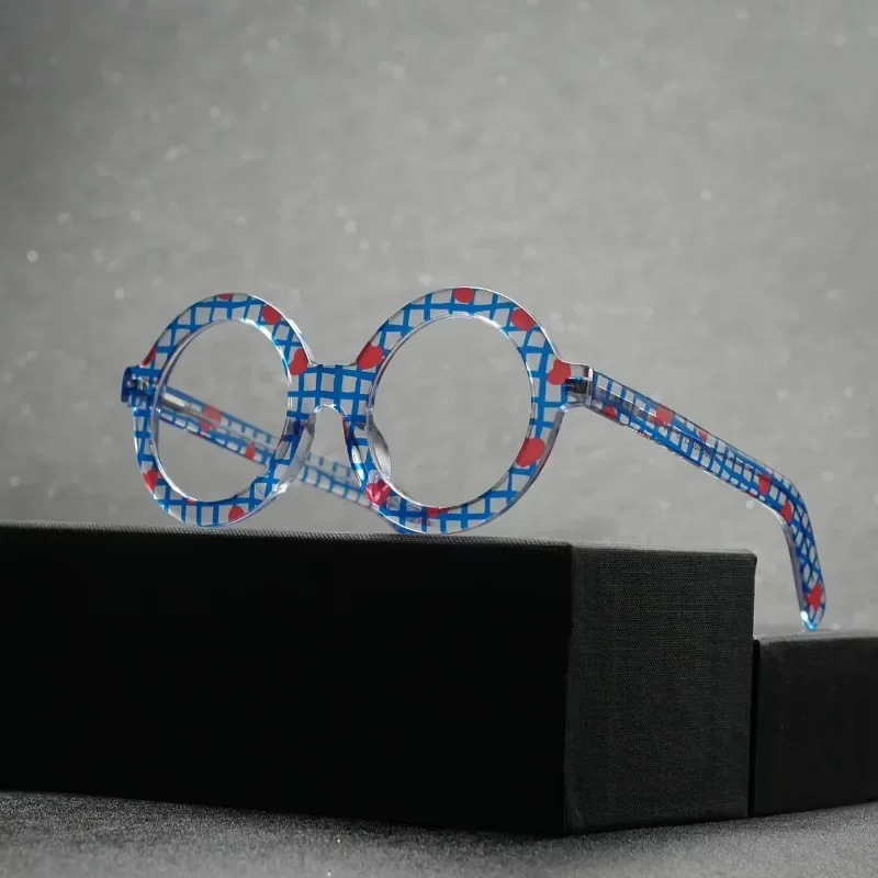 Fashion Street Photography Hong Kong Style Frame Women Acetate Handmade Glasses Customized Men Personalized Trendy Eyeglasses
Fashion Street Photography Hong Kong Style Frame Women Acetate Handmade Glasses Customized Men Personalized Trendy Eyeglasses