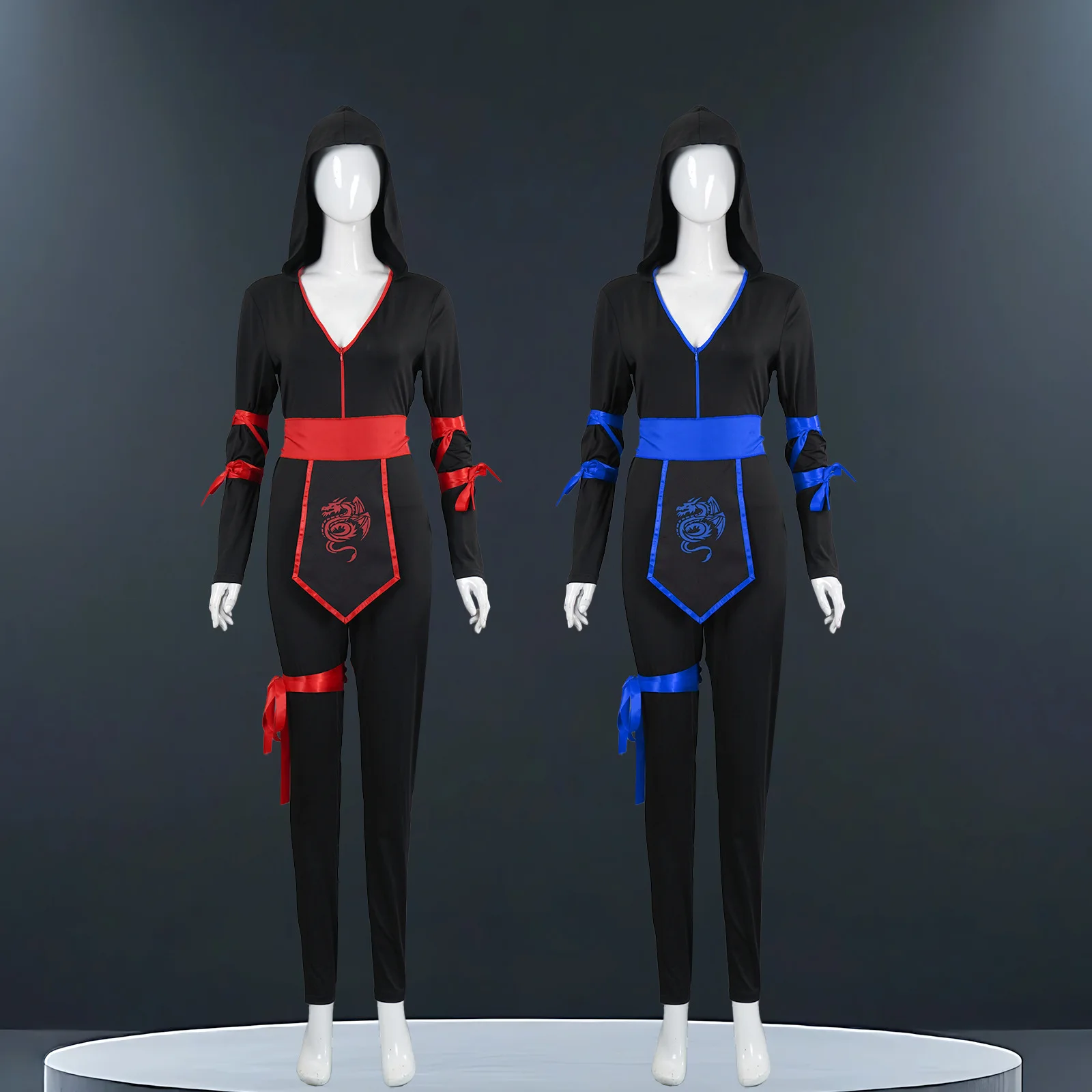 Women Ninja Costume Anime Dragon Samurai Ninja Cosplay One-piece Garment Jumpsuit Uniform Sexy Suit Halloween Female Adult
Women Ninja Costume Anime Dragon Samurai Ninja Cosplay One-piece Garment Jumpsuit Uniform Sexy Suit Halloween Female Adult