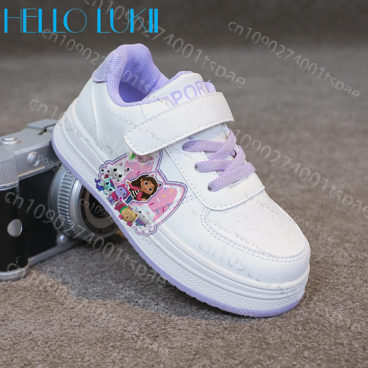 Gabby Dollhouse Baby Outdoor Lightweight Shoes Waterproof Leather Purple White Color Scheme Lovely 3D Printing Sneakers Girls
Gabby Dollhouse Baby Outdoor Lightweight Shoes Waterproof Leather Purple White Color Scheme Lovely 3D Printing Sneakers Girls