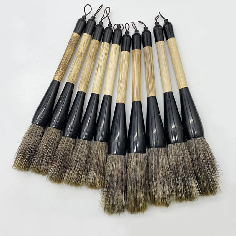 Большая кисть для китайской каллиграфии с жестким волосом, кисть для письма в форме бункера, большие кисти ручной работы для рисования для курсивного письма, кисть
Большая кисть для китайской каллиграфии с жестким волосом, кисть для письма в форме бункера, большие кисти ручной работы для рисования для курсивного письма, кисть