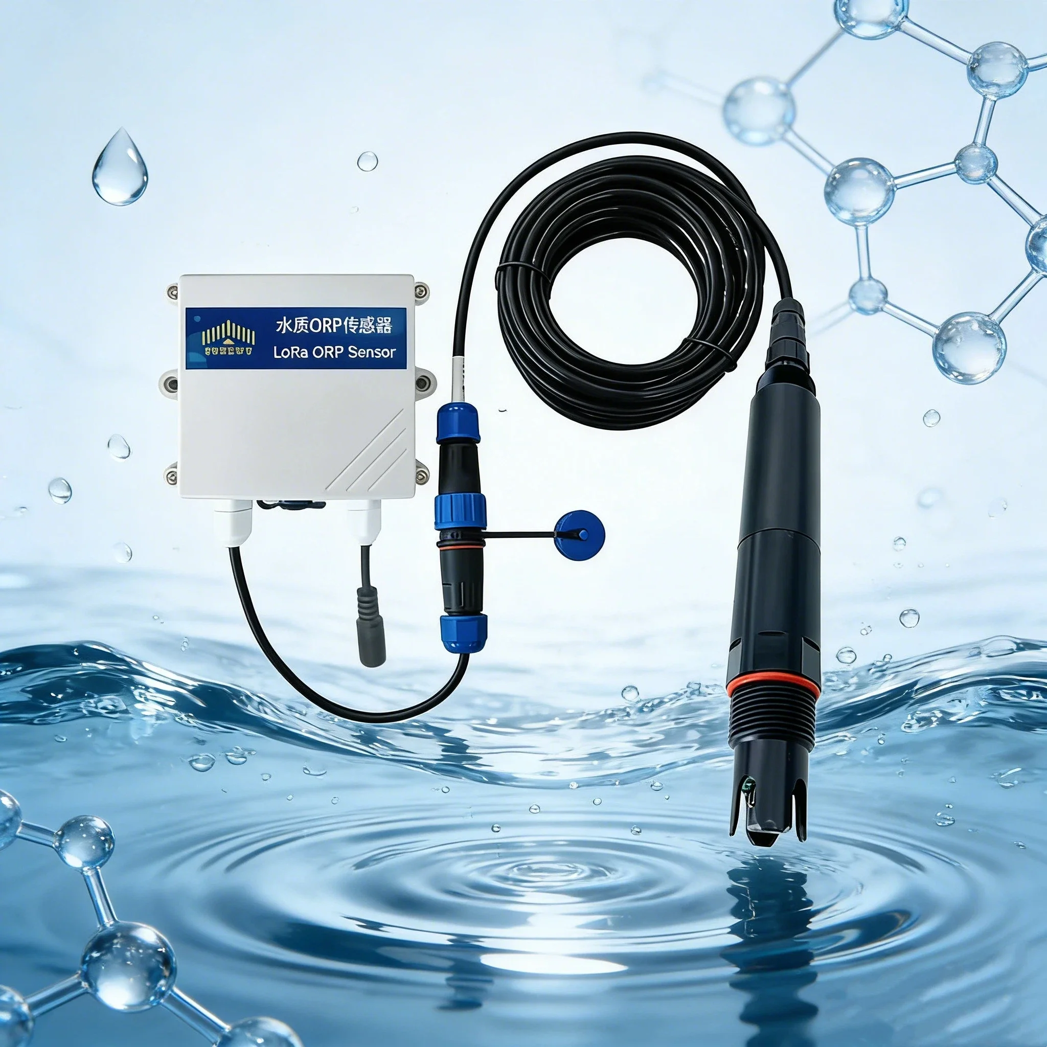ZONEWU LoRaWAN Wireless Water Quality ORP Sensor ORP Redox Probe for Aquaculture Sewage Pool RO System River Marine Water
ZONEWU LoRaWAN Wireless Water Quality ORP Sensor ORP Redox Probe for Aquaculture Sewage Pool RO System River Marine Water