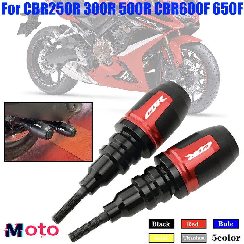 Fit For HONDA CBR250R CBR300R CBR500R CBR600F CBR650F CBR 600 F Motorcycle Falling Protection Exhaust Slider Crash pad slider
Fit For HONDA CBR250R CBR300R CBR500R CBR600F CBR650F CBR 600 F Motorcycle Falling Protection Exhaust Slider Crash pad slider