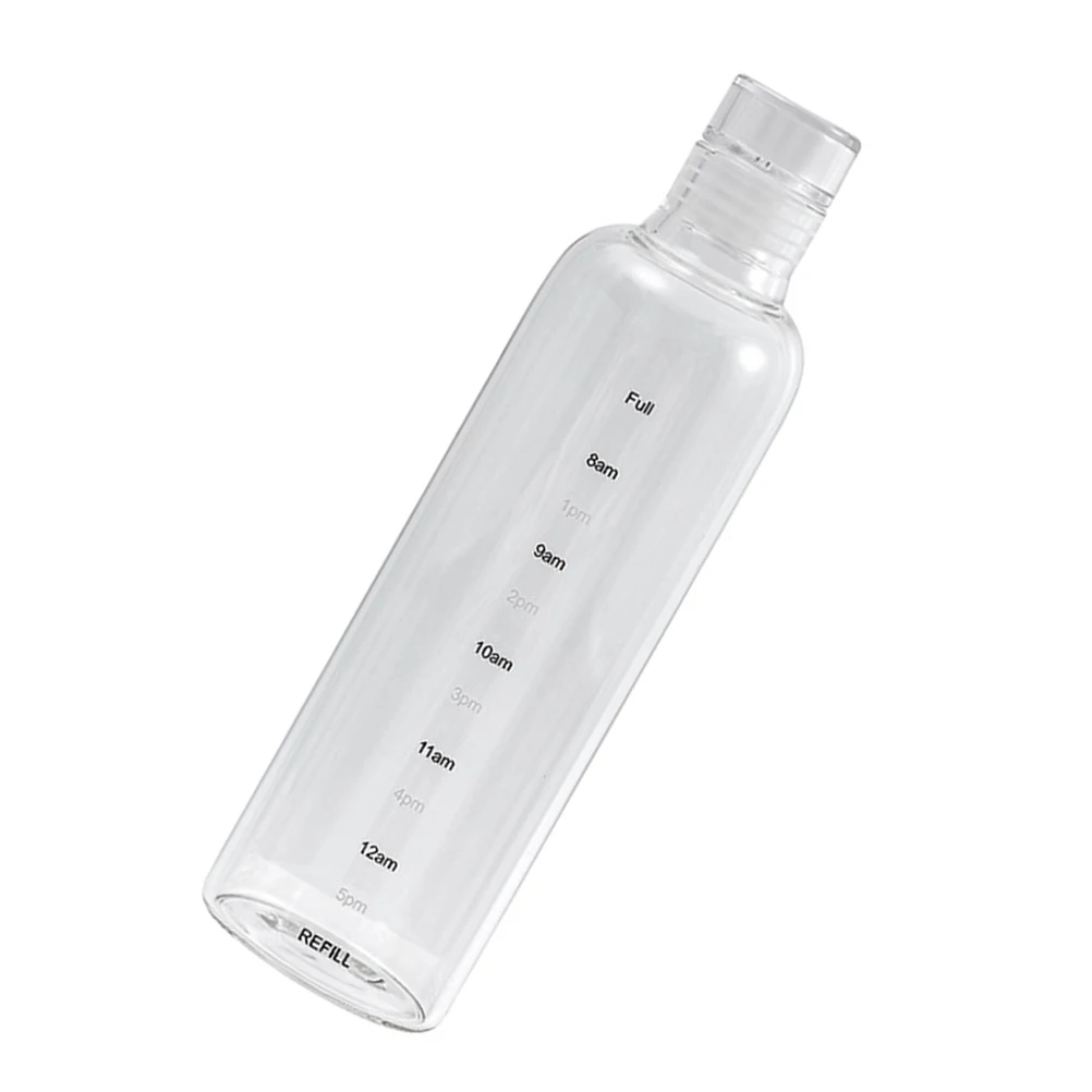 Portable Water Bottle with Time Scale Clear Glass Large Capacity 500ml Leak Proof Travel Juicer Hygienic Safe Durable
Portable Water Bottle with Time Scale Clear Glass Large Capacity 500ml Leak Proof Travel Juicer Hygienic Safe Durable