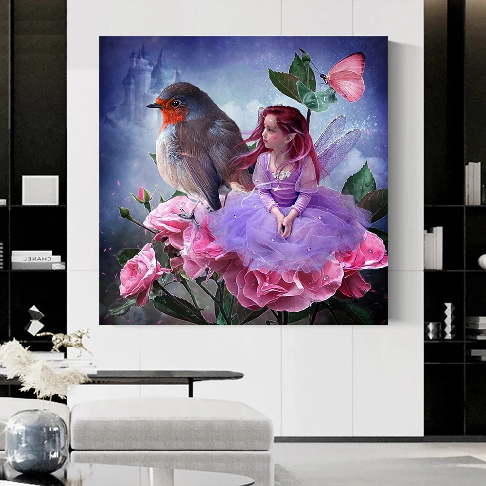 Full Diamond Embroidery Bead Patterns Square 5d Diy Diamond Painting Flowers Cartoon Fairy and Bird Puzzle Anime
Full Diamond Embroidery Bead Patterns Square 5d Diy Diamond Painting Flowers Cartoon Fairy and Bird Puzzle Anime