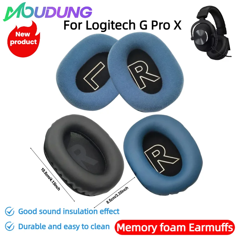 MOUDUNG Replacement Earpads cushion for Logitech G Pro X Headset Headphones High quality Leather Earmuff Ear Cover Earcups
MOUDUNG Replacement Earpads cushion for Logitech G Pro X Headset Headphones High quality Leather Earmuff Ear Cover Earcups