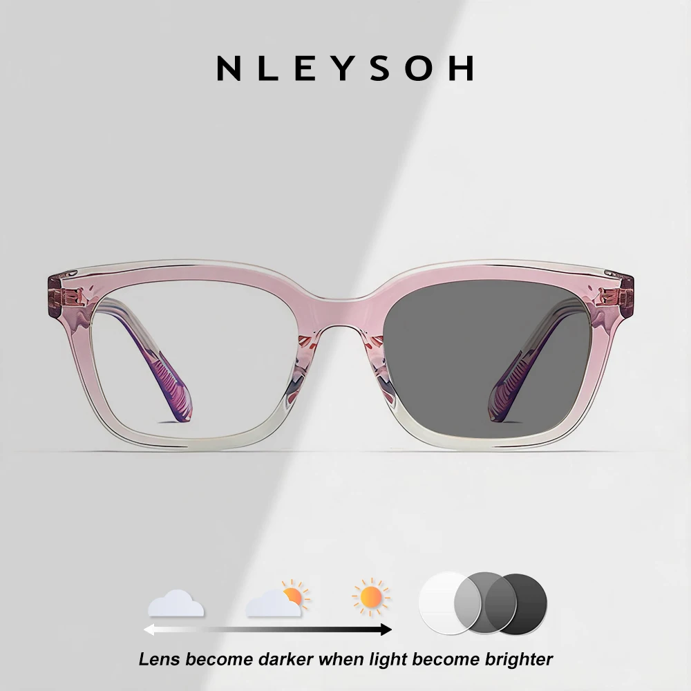 NLEYSOH Fashion Unisex Photochromic Reading Glasses Transparent Frame Anti Blue Light Presbyopia Glasses for Men Women
NLEYSOH Fashion Unisex Photochromic Reading Glasses Transparent Frame Anti Blue Light Presbyopia Glasses for Men Women