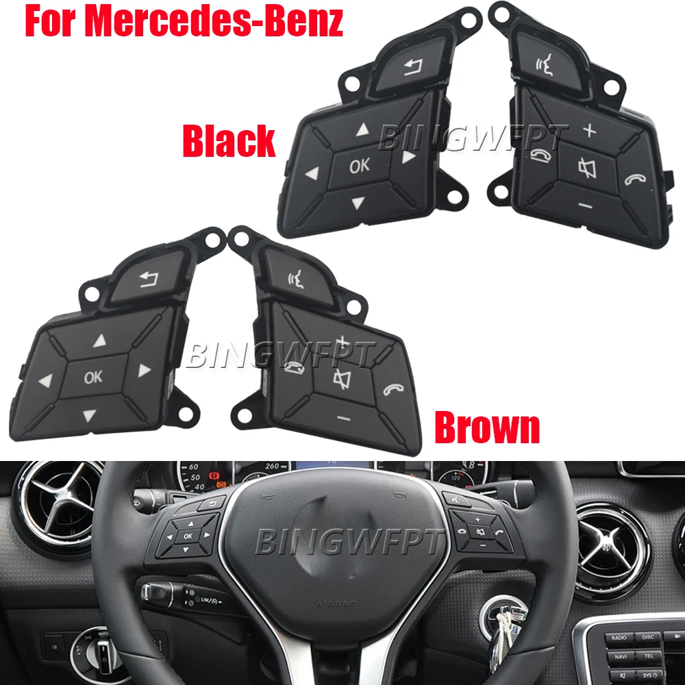 High Quality Car Steering Wheel Control Menu Control Switch Button For Mercedes Benz W204 X204 W212 C E GLK Class
High Quality Car Steering Wheel Control Menu Control Switch Button For Mercedes Benz W204 X204 W212 C E GLK Class