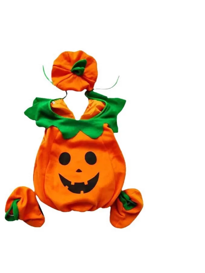 Girls Boy Pumpkin Costume Halloween Cosplay Romper Set Stage Performance Dress Up Clothes Carnival Party Clothes
Girls Boy Pumpkin Costume Halloween Cosplay Romper Set Stage Performance Dress Up Clothes Carnival Party Clothes