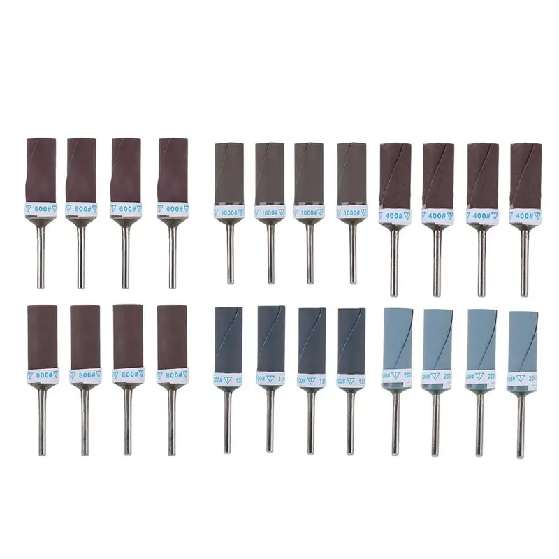A76K Sanding Drums(24Pcs) For Dremel Rotary Tool- 400-2000 Grit Sander-Bits Kit For Polishing Grinding
A76K Sanding Drums(24Pcs) For Dremel Rotary Tool- 400-2000 Grit Sander-Bits Kit For Polishing Grinding