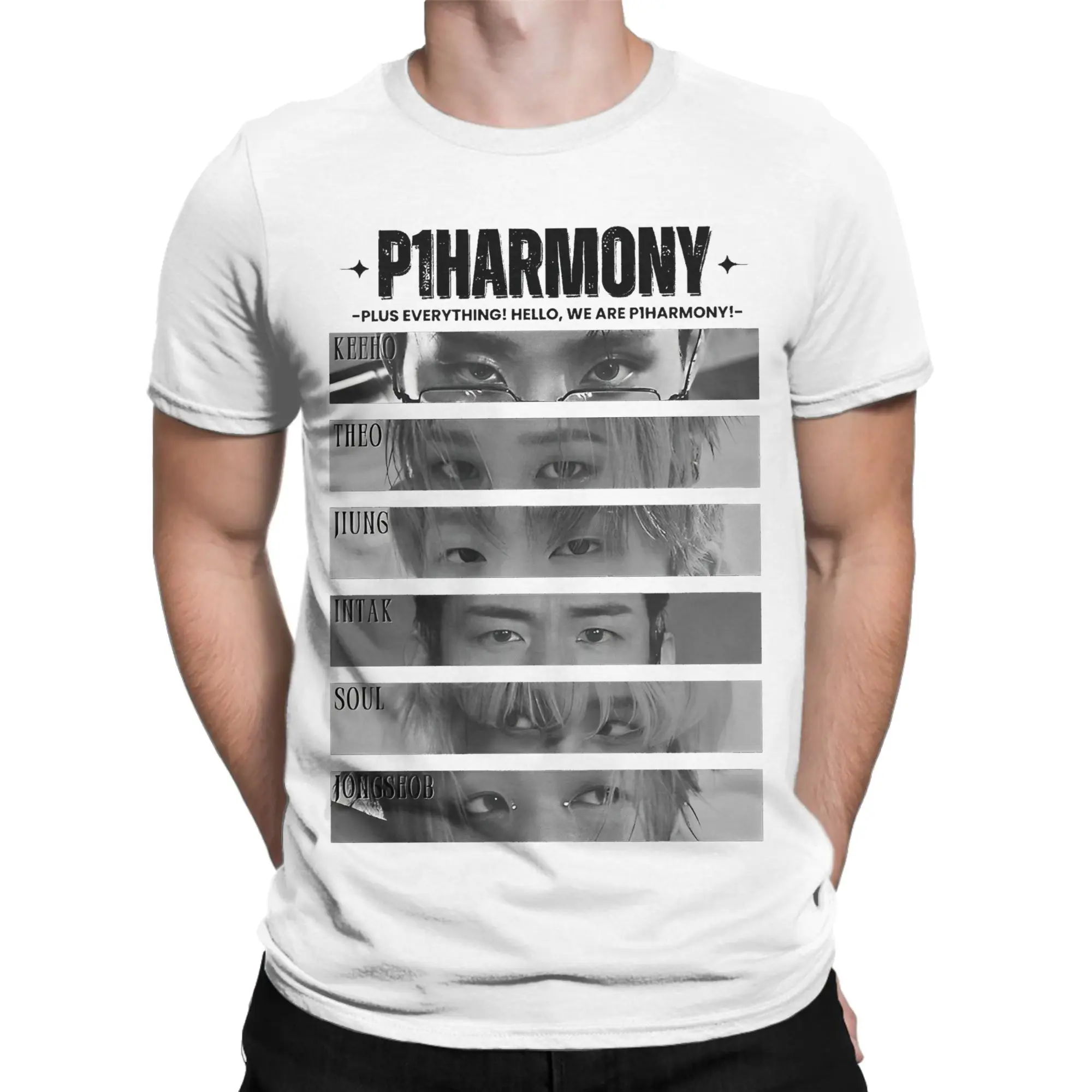 Men Women Graphic Printed P1Harmony Eyes Band T Shirt Tee Pure Cotton T-shirts Clothing
Men Women Graphic Printed P1Harmony Eyes Band T Shirt Tee Pure Cotton T-shirts Clothing