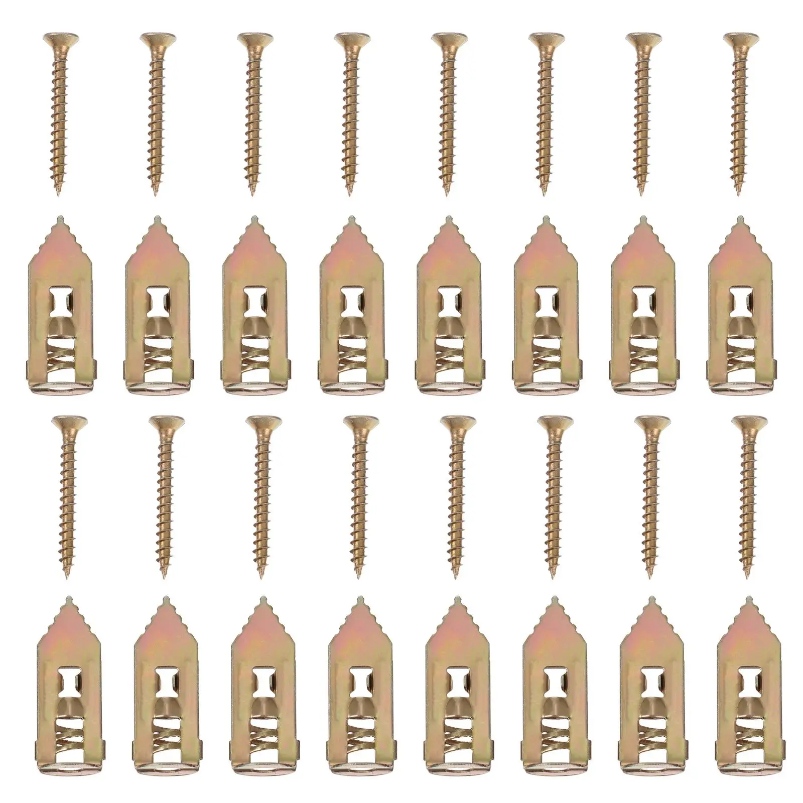 Expansion Screw Kit 50pcs Zinc Plated Wall Anchors for Drywall Heavy Duty Hardware Parts Plasterboard Fixing Long Lasting Easy
Expansion Screw Kit 50pcs Zinc Plated Wall Anchors for Drywall Heavy Duty Hardware Parts Plasterboard Fixing Long Lasting Easy