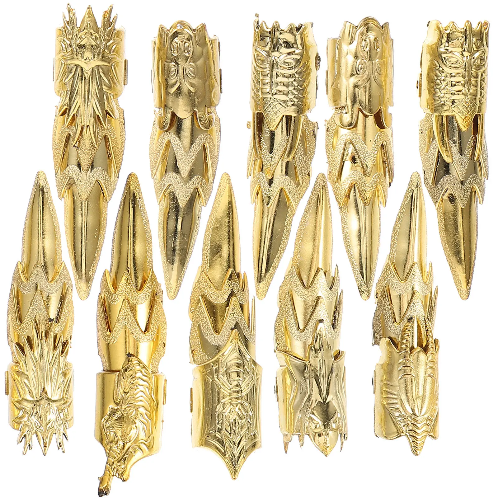 10pcs Iron Rooster Finger Cots Pp Material Chic Dragon Design Halloween Party Props Stage Costume Accessories Hand Jewelry
10pcs Iron Rooster Finger Cots Pp Material Chic Dragon Design Halloween Party Props Stage Costume Accessories Hand Jewelry