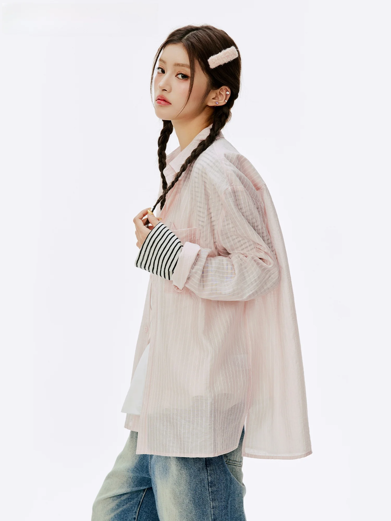 Burland Women's Casual Loose Long Sve irt Comfortable Breathable Korean Sle Spring New Arrival Faionable Plain Color
Burland Women's Casual Loose Long Sve irt Comfortable Breathable Korean Sle Spring New Arrival Faionable Plain Color