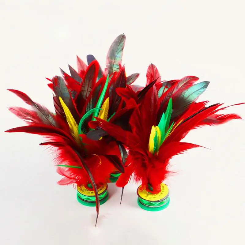 Chinese Jianzi Wear Resistant Chicken Feather Shuttlecock Portable Foot Kick Handwheel Feather Shuttlecock Outdoor Toy Game
Chinese Jianzi Wear Resistant Chicken Feather Shuttlecock Portable Foot Kick Handwheel Feather Shuttlecock Outdoor Toy Game