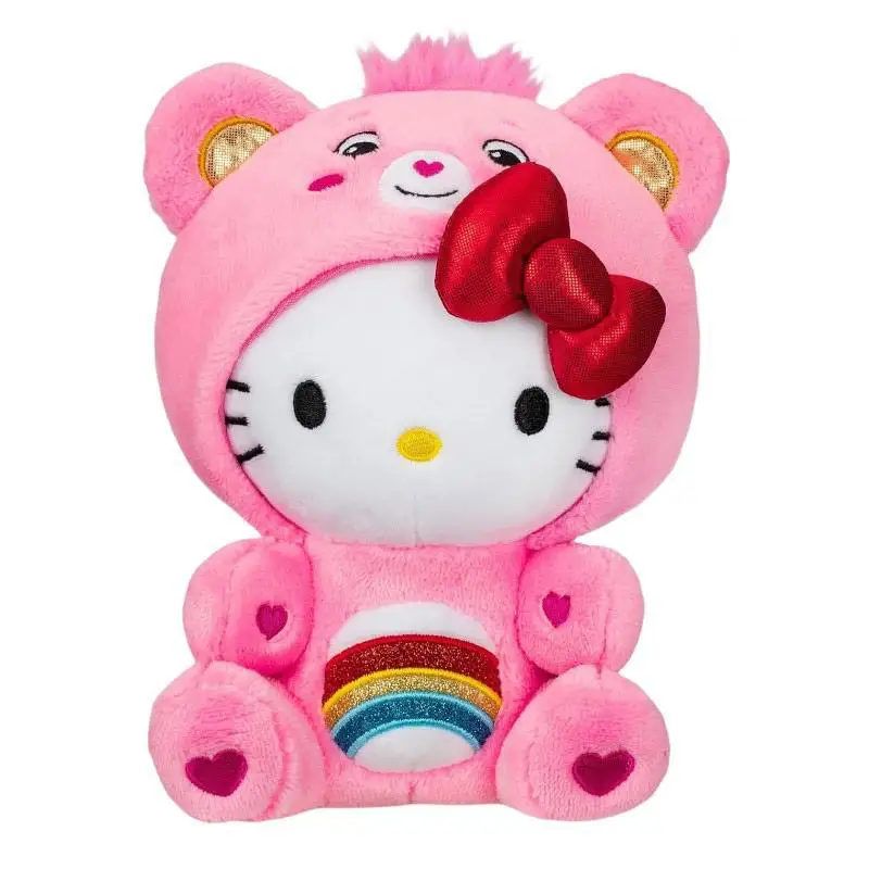 Sanrio аниме мультфильм уход медведи перекрестная одевающаяся плюшевая игрушка Японский новый Радужный медведь плюшевая кукла искусственное украшение кукла подарок
Sanrio аниме мультфильм уход медведи перекрестная одевающаяся плюшевая игрушка Японский новый Радужный медведь плюшевая кукла искусственное украшение кукла подарок