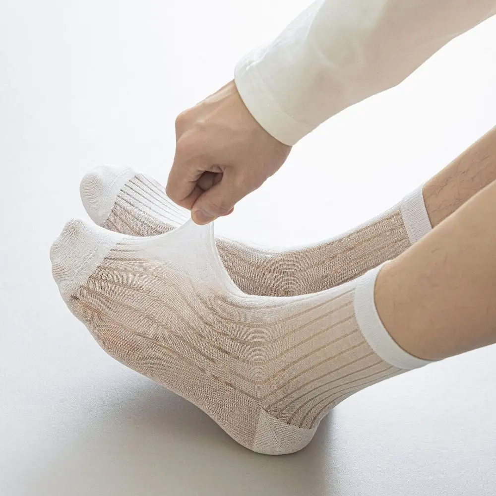 Simple Solid Color Business Socks Men Mesh Thin Breathable Mid-calf Socks Men Summer Soft Men Tube Socks Summer
Simple Solid Color Business Socks Men Mesh Thin Breathable Mid-calf Socks Men Summer Soft Men Tube Socks Summer