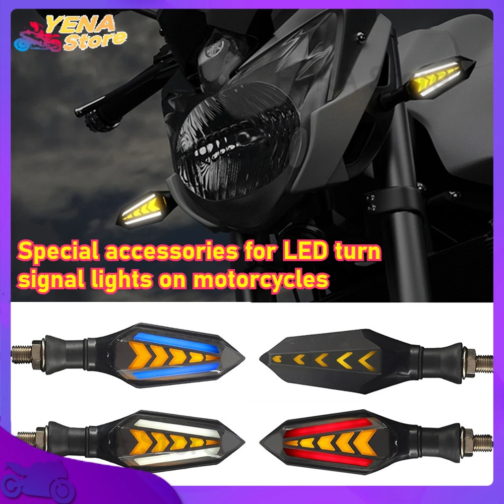 Motorcycle LED turn signal light sequential flow flashing indicator light arrow 12V special accessory for motorcycles
Motorcycle LED turn signal light sequential flow flashing indicator light arrow 12V special accessory for motorcycles
