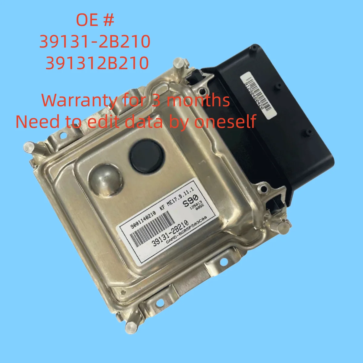 High quality 39131-2B210 391312B210 Car Engine Computer Board ECU Electronic Control Unit For Hyundai
High quality 39131-2B210 391312B210 Car Engine Computer Board ECU Electronic Control Unit For Hyundai 