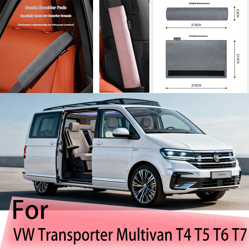 For VW Transporter Multivan T4 T5 T6 T7 Car seat belt protector suitable made of suede fabric, Automotive interior supplies
For VW Transporter Multivan T4 T5 T6 T7 Car seat belt protector suitable made of suede fabric, Automotive interior supplies