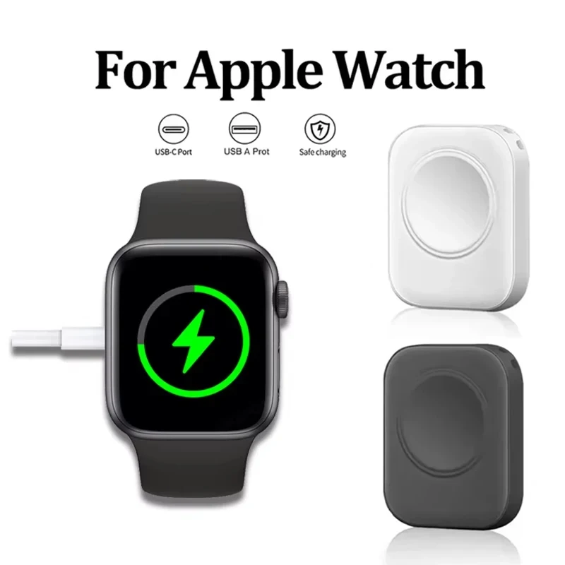 Fast Magnetic Watch Wireless Charger For Apple Watch Ultra 3 2 1 Series 9 8 7 6 SE Charger Dock Adapter Type C Portable Charger
Fast Magnetic Watch Wireless Charger For Apple Watch Ultra 3 2 1 Series 9 8 7 6 SE Charger Dock Adapter Type C Portable Charger