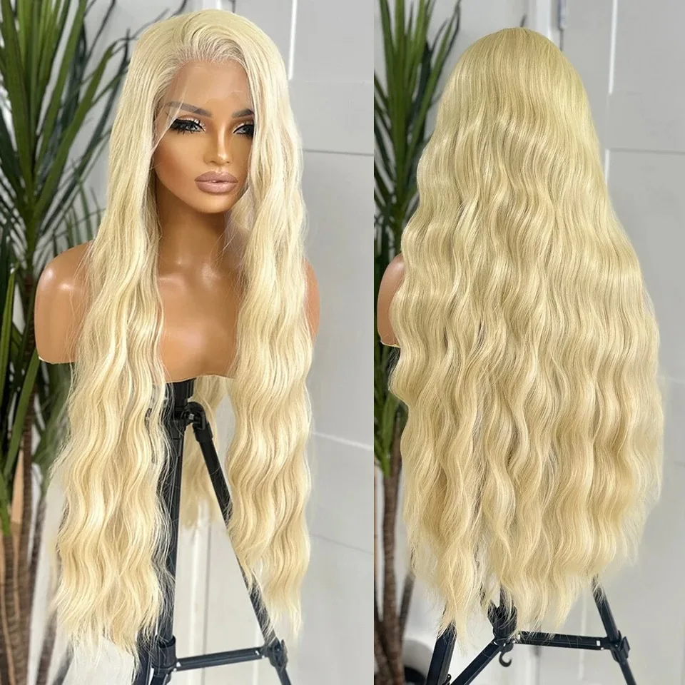 Синтетический парик 613 Blonde Body Wave с HD-кружевной фронтальной частью 13x4, без клея, предварительно прорезанный, с эффектом свободной волны, термостойкий, для повседневного использования, для женщин
Синтетический парик 613 Blonde Body Wave с HD-кружевной фронтальной частью 13x4, без клея, предварительно прорезанный, с эффектом свободной волны, термостойкий, для повседневного использования, для женщин