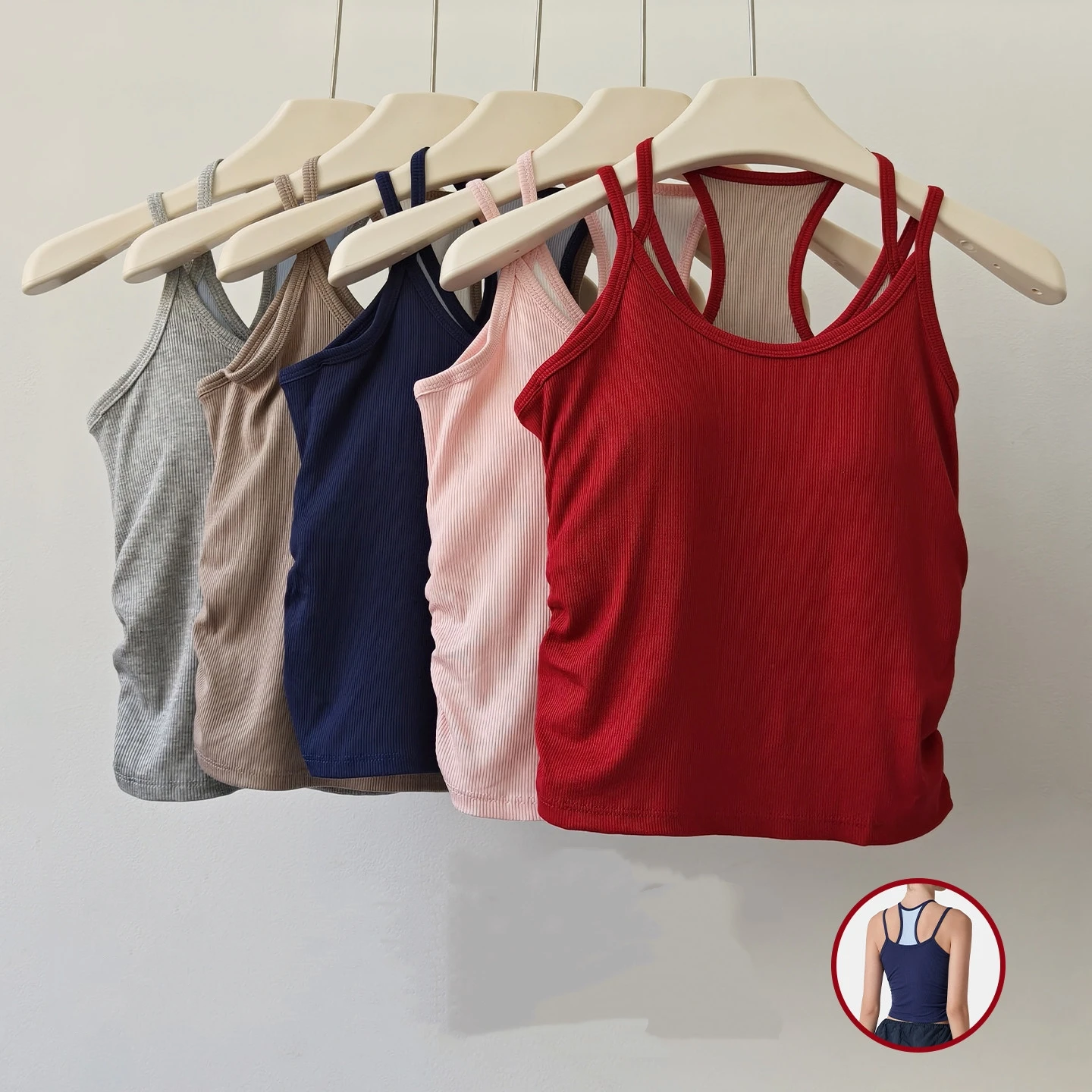 Yoga Clothing Vest with Chest Pad Shock-proof Beautiful Back Outer Wear Running Training Underwear Pilates Fitness Clothing
Yoga Clothing Vest with Chest Pad Shock-proof Beautiful Back Outer Wear Running Training Underwear Pilates Fitness Clothing