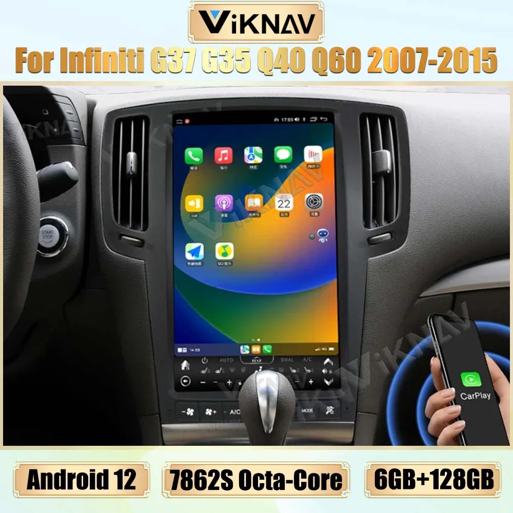 Car Radio Android 12 For Infiniti G37 G35 Q40 Q60 2007-2015 Auto Stereo Carplay GPS Navigation 13.6 Inch Touch Screen Head Unit
Car Radio Android 12 For Infiniti G37 G35 Q40 Q60 2007-2015 Auto Stereo Carplay GPS Navigation 13.6 Inch Touch Screen Head Unit