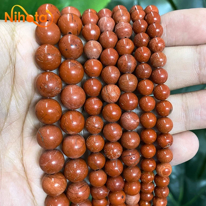 Smooth Natural Reddish Brown Jaspers Round Beads 4/6/8/10/12mm DIY Jewelry Making Bracelet Earrings Accessories 15'' Strand
Smooth Natural Reddish Brown Jaspers Round Beads 4/6/8/10/12mm DIY Jewelry Making Bracelet Earrings Accessories 15'' Strand