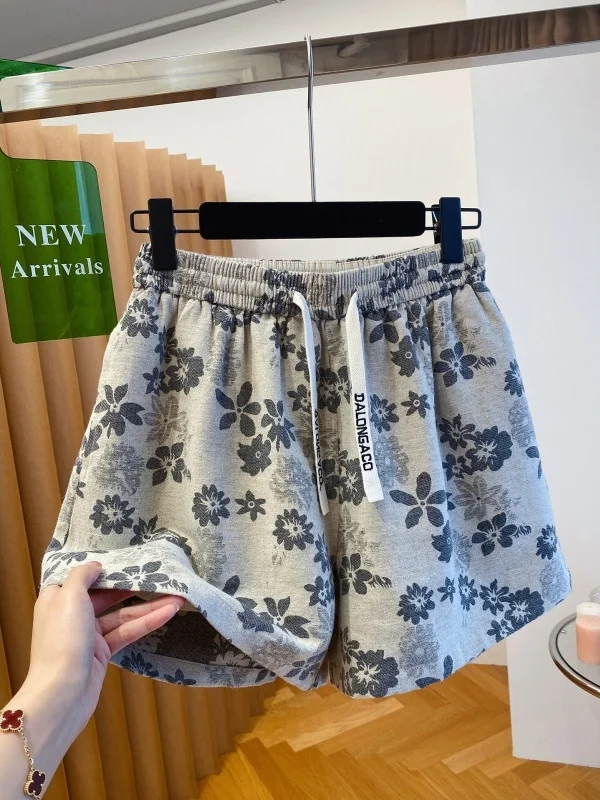 Retro Floral Cotton Linen Wide Leg Short Pants Women Loose High Waist Slimming plus Size Hot Pants Outlet Tag Removed
Retro Floral Cotton Linen Wide Leg Short Pants Women Loose High Waist Slimming plus Size Hot Pants Outlet Tag Removed