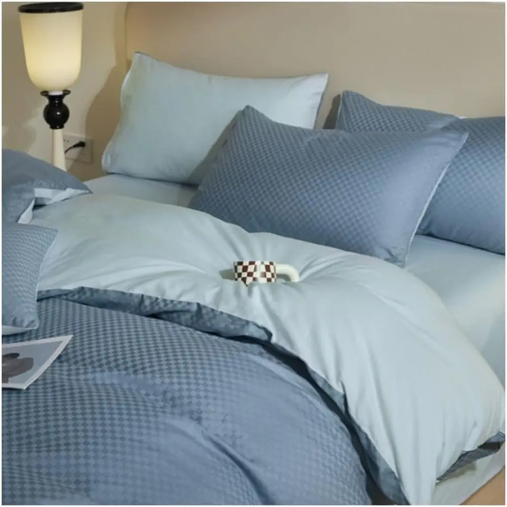 King Duvet Cover Set Cotton Divet Cover itted Sheet Pillow Cases Comorter Covers Queen Size 4 Pieces Light Weight Solid Color Ul
King Duvet Cover Set Cotton Divet Cover itted Sheet Pillow Cases Comorter Covers Queen Size 4 Pieces Light Weight Solid Color Ul