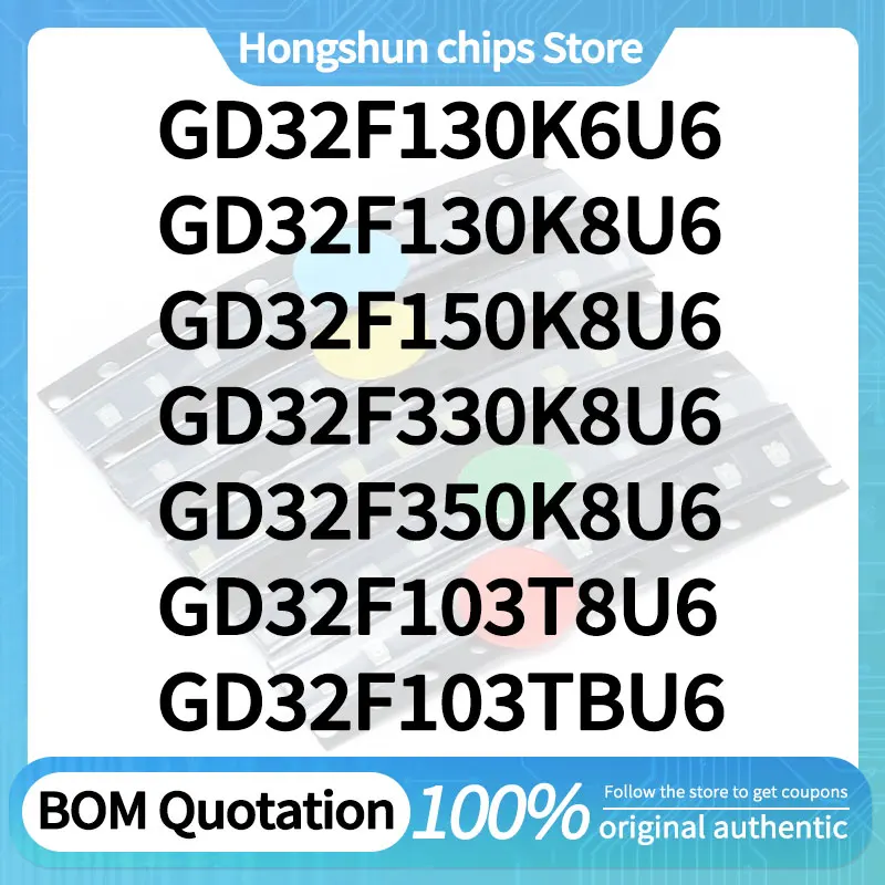 GD32F103TBU6 GD32F103T8U6 GD32F350K8U6 GD32F150K8U6 GD32F130K8U6 GD32F130K6U6 GD32F330K8U6 Global version
GD32F103TBU6 GD32F103T8U6 GD32F350K8U6 GD32F150K8U6 GD32F130K8U6 GD32F130K6U6 GD32F330K8U6 Global version