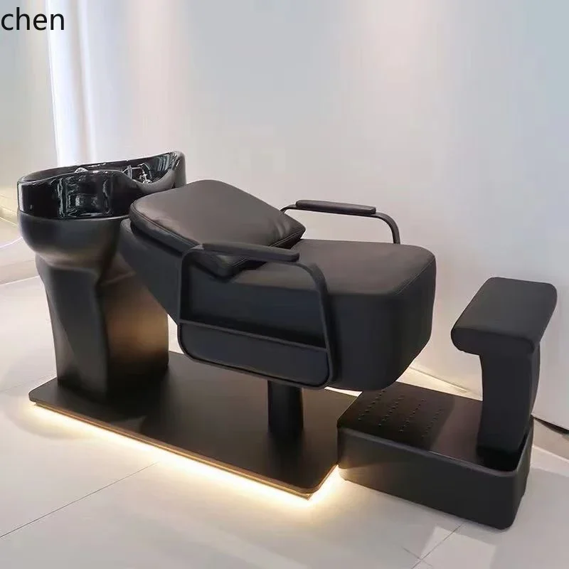 HT barber shop hair salon special flush bed shop simple ceramic basin full half lying cream wind with light
HT barber shop hair salon special flush bed shop simple ceramic basin full half lying cream wind with light