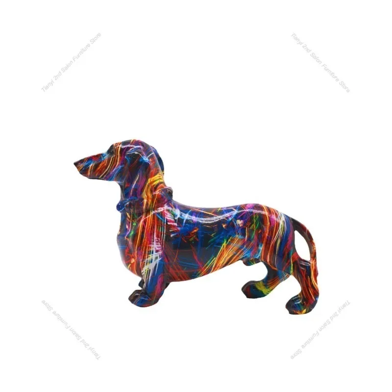 European Modern Iridescent Dachshund Dog Sculpture Designer Creative Bar Cabinet Office Desk Mini Home Decor Gift Idea
European Modern Iridescent Dachshund Dog Sculpture Designer Creative Bar Cabinet Office Desk Mini Home Decor Gift Idea