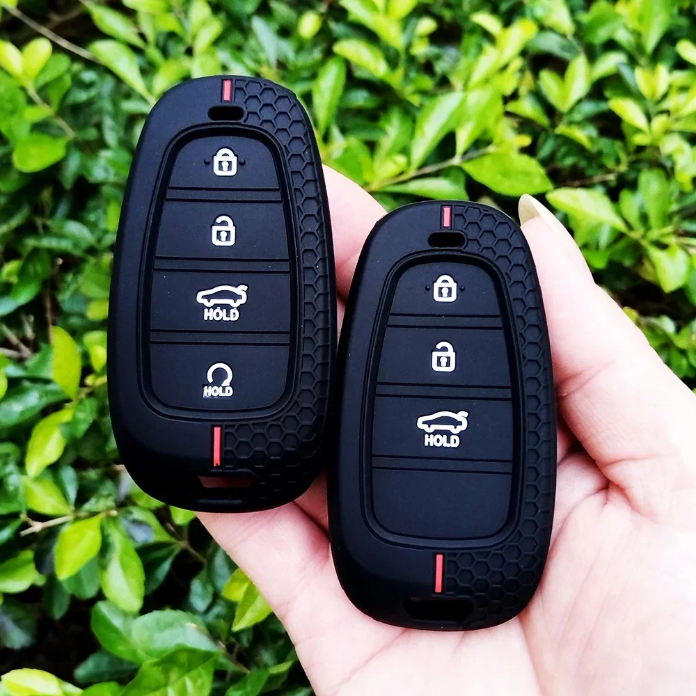 New Silicone Key Cover Shell Holder Car Key Case Fob for Hyundai Tucson Azira NX4 Prime Santa Fe Nexo Santafe Sonata Solaris
New Silicone Key Cover Shell Holder Car Key Case Fob for Hyundai Tucson Azira NX4 Prime Santa Fe Nexo Santafe Sonata Solaris