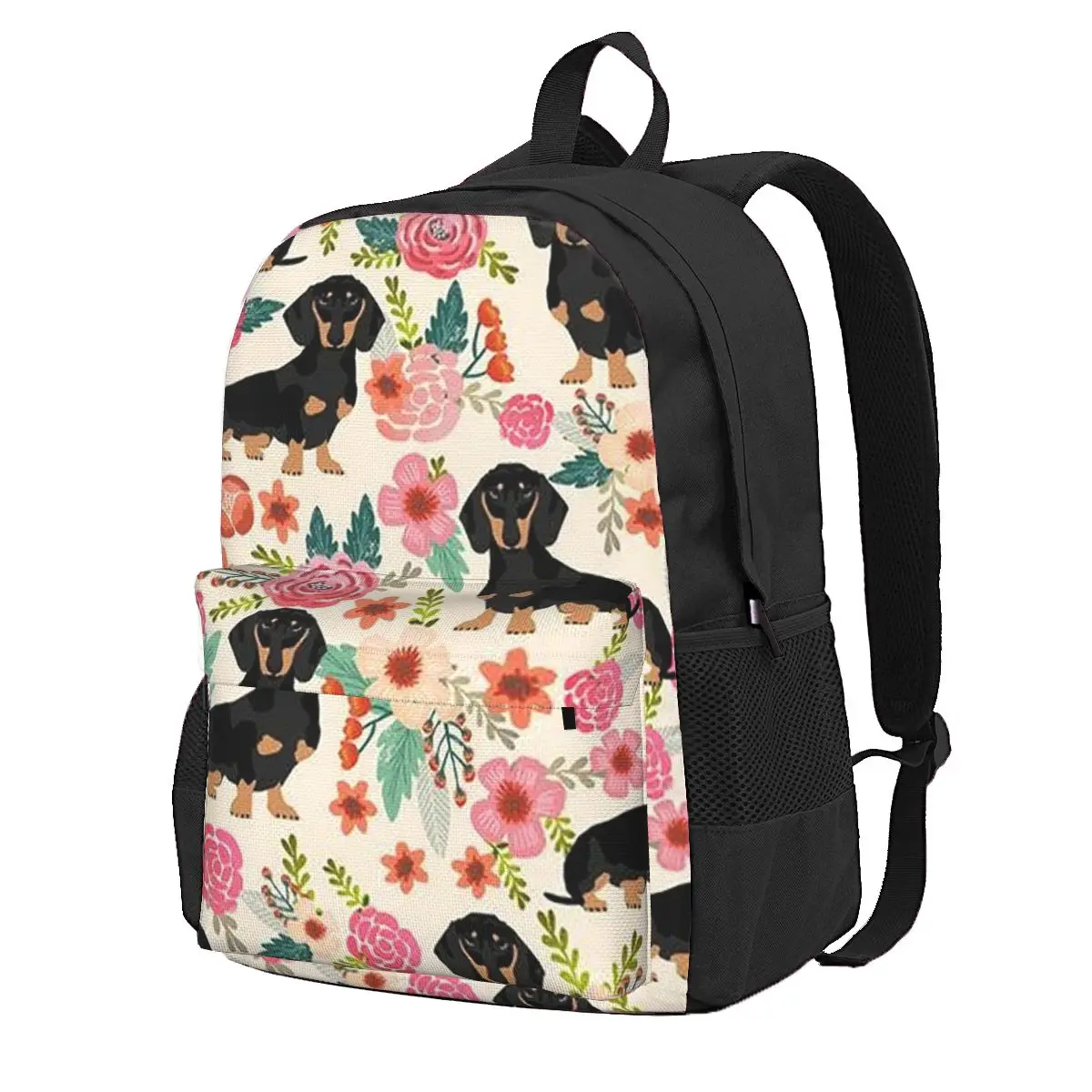 Dachshund Sausage Floral Dog Pattern Student Backpack School Bag Hiking Travel Daypack for Men Women Fashion Bookbag
Dachshund Sausage Floral Dog Pattern Student Backpack School Bag Hiking Travel Daypack for Men Women Fashion Bookbag