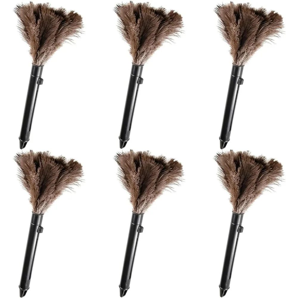Retractable Natural Feather Duster Anti Static Reusable Handheld Cleaning Tool for Keyboard Home Car Office 6 Pack
Retractable Natural Feather Duster Anti Static Reusable Handheld Cleaning Tool for Keyboard Home Car Office 6 Pack