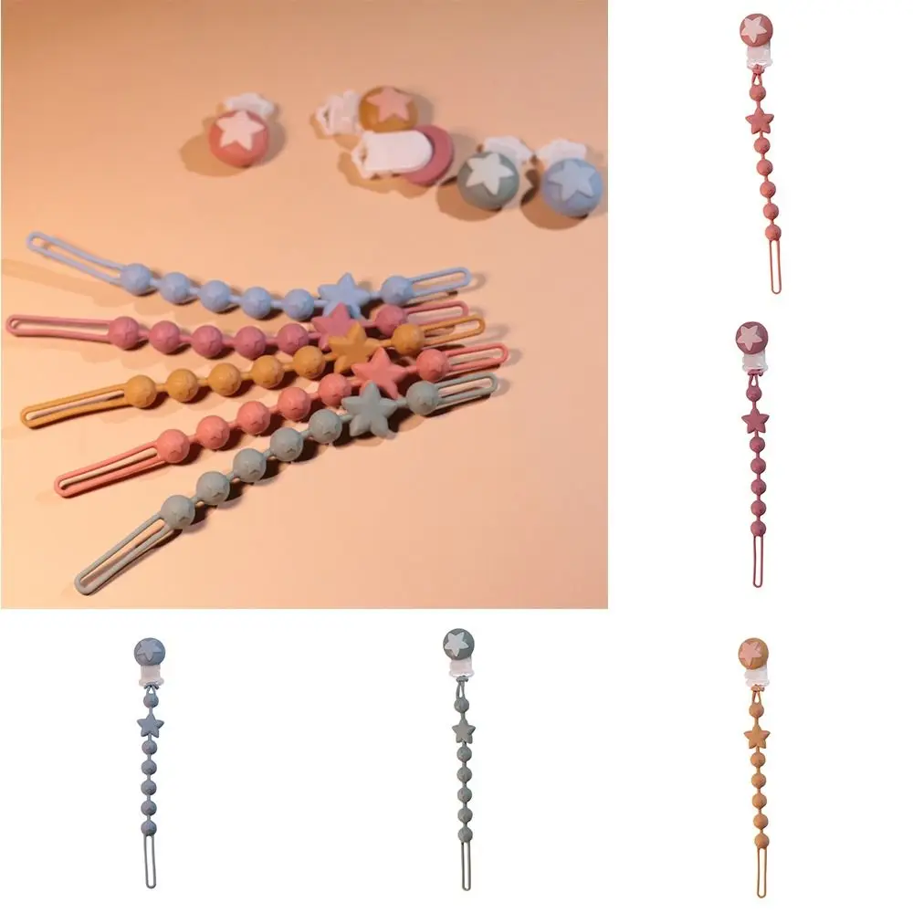 Star Silicone Pacifier Holder Clips Geometric Teether Toys Straps Soother Holder Dummy Clips Anti-drop Nipple Holder Clips
Star Silicone Pacifier Holder Clips Geometric Teether Toys Straps Soother Holder Dummy Clips Anti-drop Nipple Holder Clips