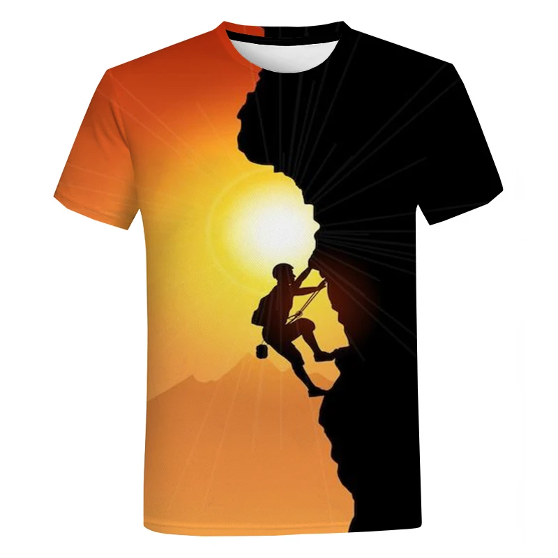Men's and Women's New Mountain Climbers 3D Printed T Shirt Men's Summer Fashion Casual T Shirt Harajuku Hip Hop Oversized Top
Men's and Women's New Mountain Climbers 3D Printed T Shirt Men's Summer Fashion Casual T Shirt Harajuku Hip Hop Oversized Top