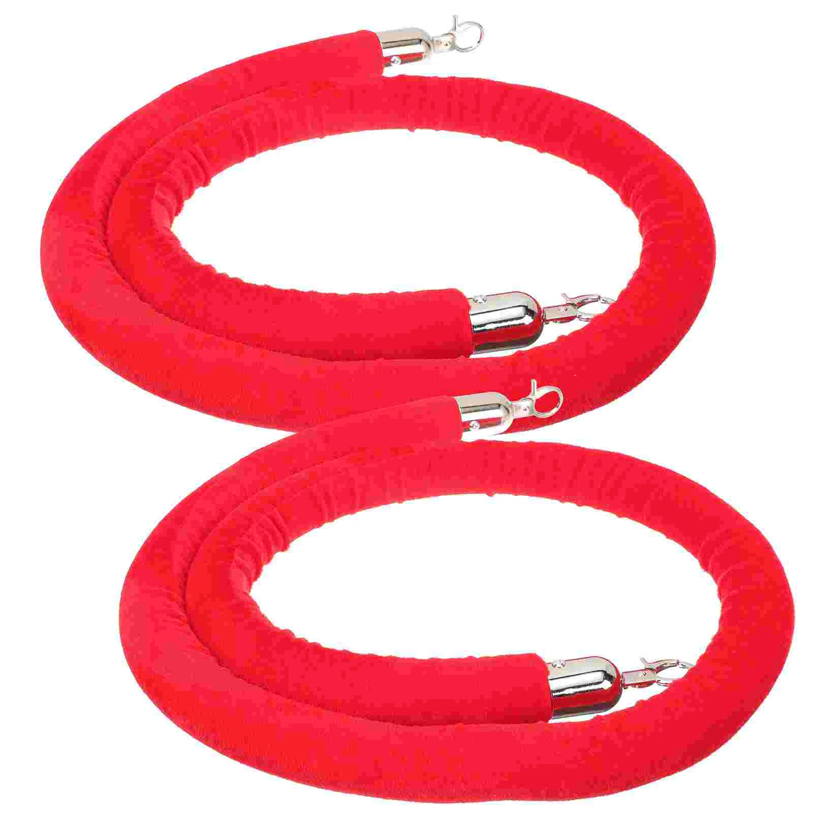 2 Pcs Zipper with Hook Concierge Rope Velour Stainless Steel Velvet Stanchions Hooks Red Ropes
2 Pcs Zipper with Hook Concierge Rope Velour Stainless Steel Velvet Stanchions Hooks Red Ropes