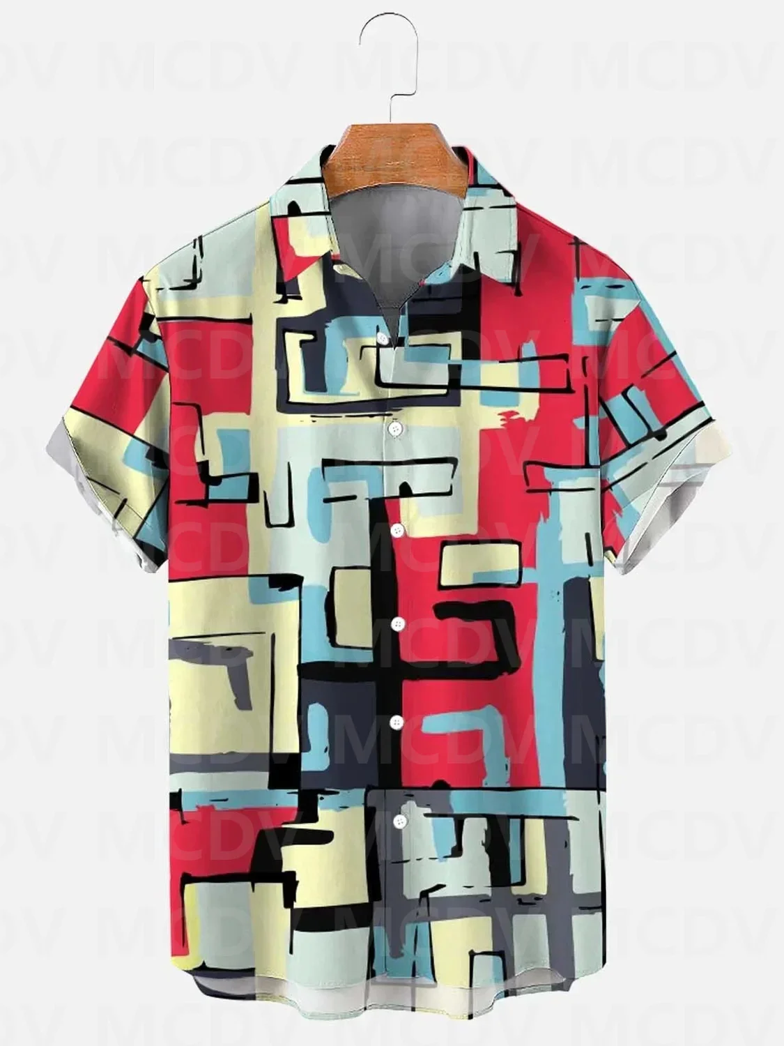 Geometry Short Sleeve Casual Print Shirt Men's For Women's 3D Printed Hawaiian Shirts
Geometry Short Sleeve Casual Print Shirt Men's For Women's 3D Printed Hawaiian Shirts